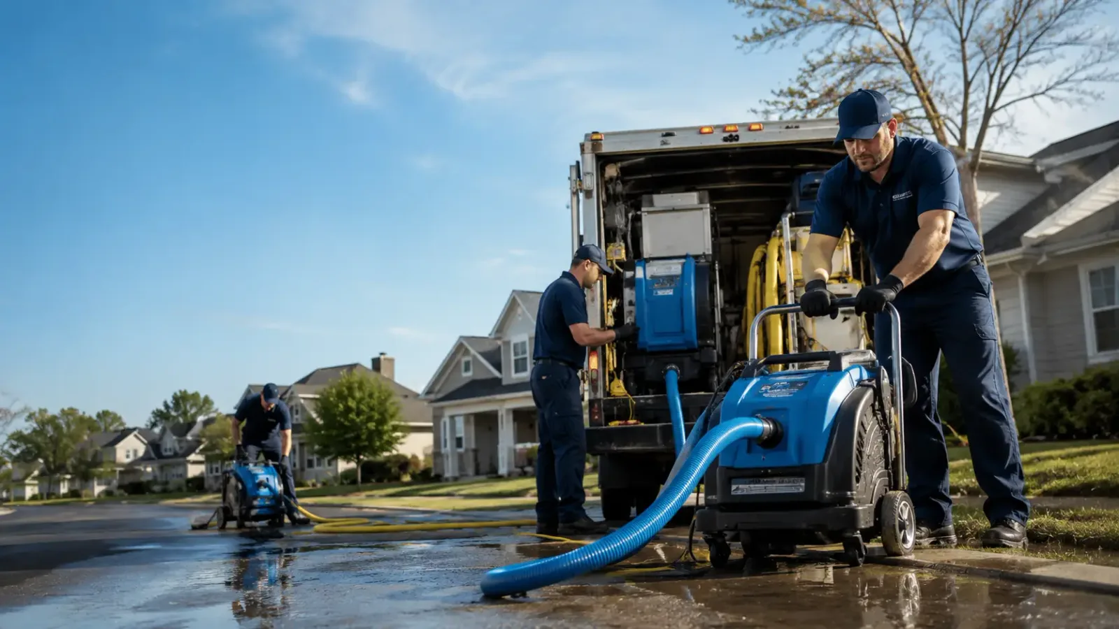 Flood Damage Cleanup in Martindale, TX